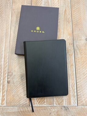New Black CROSS Plano Refillable Notebook Journal Planner